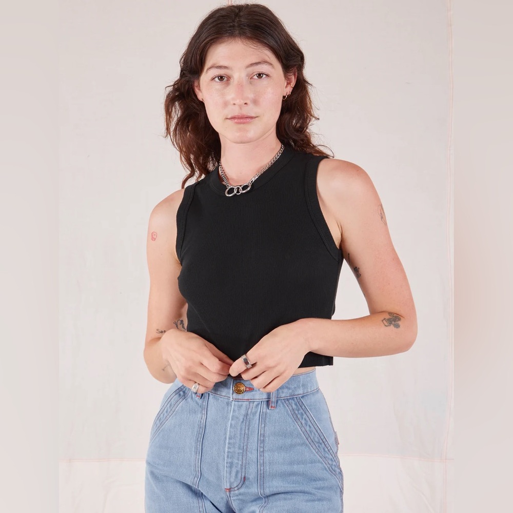 Big Bud Press Black Muscle Baby Tank Size Small